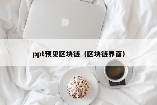 ppt预见区块链（区块链界面）